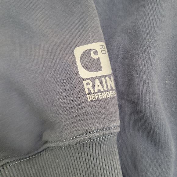 Carhartt Oversized Hoodie XL 27x29 Faded Navy-Blue - Picture 4 of 16